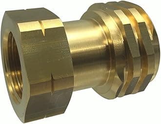 Adapter for US regulator to German propane gas bottle