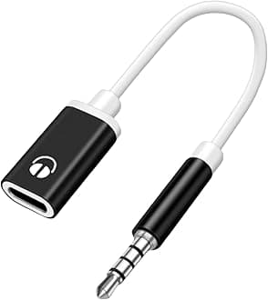 3.5mm Male to Type C Female Headphone Jacks Adapter USB C to Auxs Sound Cable