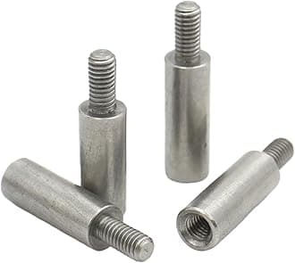 10pcs/20pcs M3 M4 304 Stainless Steel Round Standoff Male to Female Standoff Screw(10pcs,M3x 4 (Plus 6mm))