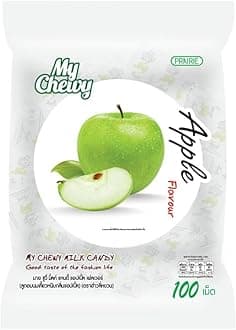 Generic My Chewy Apple Flavour Soft Milk Candy, (100 Counts), 12.69 Oz