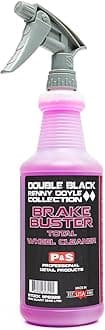 P & S PROFESSIONAL DETAIL PRODUCTS - Brake Buster Wheel and Tire Cleaner - Non-Acid Formula Safe For All Wheel Types, Removes Brake Dust, Oil, Dirt, Light Corrosion -1 Quart