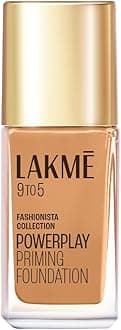 LAKMÉ 9To5 Primer + Matte Perfect Cover Foundation, W320 Warm Caramel, 25 ml