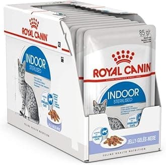 Royal Canin Indoor Sterilised in Jelly Cat Wet Food - 85G, Pack of 12