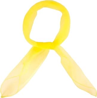 Soft and Light Feel Square Chiffon Neck Scarf Retro Pinup Hair Scarf for Girls Women