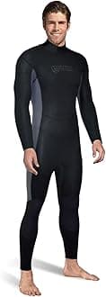 Mares Men's M-Flex 1 mm Neoprene One Piece Full Body Scuba Diving Wetsuit for Warm Water