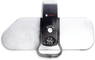 Intelligent Steam Press (1800W) | Professional Steamer with 36" Non-stick Pressing Surface, Digital Controls with 5 Fabric Setting, Auto Shutoff & 300ml Tank Capacity – Silver/Black