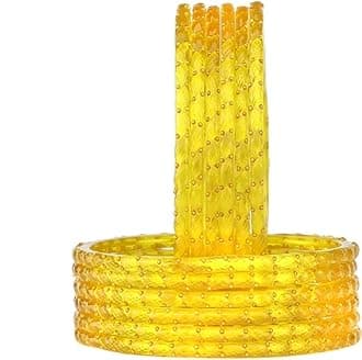 Rain Drop Glass Bangles Set For Women And Girls Pack of 12(Size 2.10 And 2.12 Avaiables)