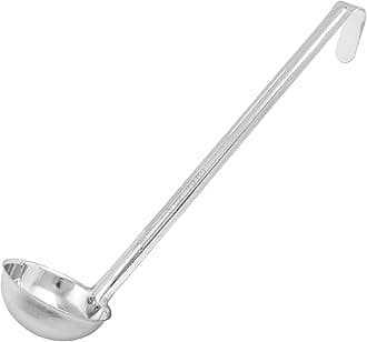 Winco One Piece Stainless Steel Ladle, 3 Ounce, 12"