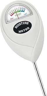 Soil Moisture Meter, Plant Water Meter Soil Meter Moisture Sensor Hygrometer for Indoor Outdoor Plant Care,No Battery Needed(White)