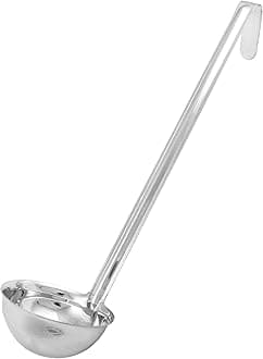 Prime One Piece Stainless Steel Ladle, NSF Listed, 6 Ounce