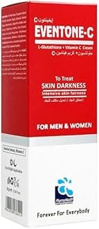 Eventone-C L-Glutathione & Vitamin C Face Cream – Hydrating & Brightening Moisturizer for Uneven Skin Tone, Anti-Aging, Wrinkle Care – For Men & Women