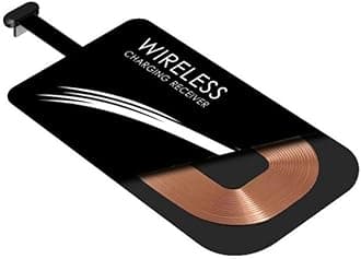 type c qi wireless charging receiver- Black