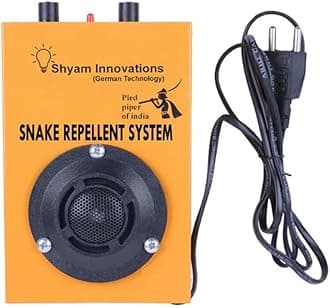 Shyam Innovations Ultrasonic Snake Pest Repellent System with Ultrasonic Wave Sound to Keep Your Surroundings, Indoor - Outdoor Spaces, Garden Safe from All Types of Snakes (Area Cov: 3000 Sq. Feet)