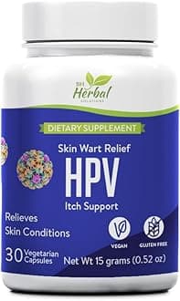 HPV Skin Wart Relief & Itch Support Herbal Supplement for Skin Health