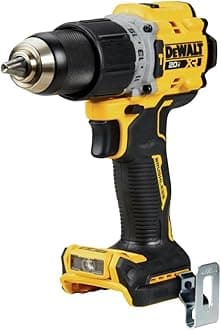 20V MAX Hammer Drill, 1/2", Cordless and Brushless, Compact with 2-Speed Setting, Bare Tool Only (DCD805B) Yellow