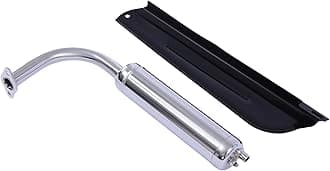 2 Stroke 100cc Bicycle Engine Kit, Single Cylinder Gasoline Motor Kit with Cdi Ignition,Air-Cooled System, for Bicycle Over 21 Inches(Silver)