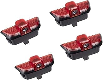 Car Led Door Logo Light Ground Courtesy Door Light Projector Compatible with C Class W204 C200 2008-2013 C230 C280 2008 C260 C300 2010-2013 Ghost Shadow Light 4Pcs