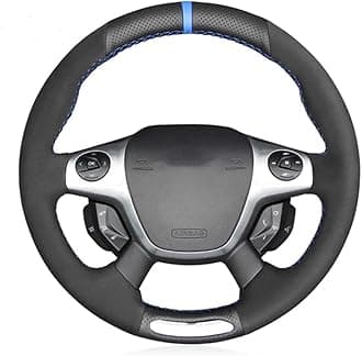 Hand-stitched Car Steering Wheel Cover, For Ford Focus 3 ST 2012 2013 2014