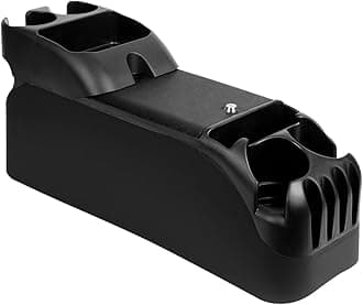 2154211 Center Console for Minivans, SUVs, Middle Van Console, Extra Cup Holders, Large Storage, Made in USA (Black)