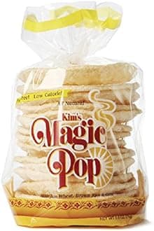 Kim's Magic Pop Original Flavor 12-Pack: Freshly Popped Rice Cakes, Healthy Grain Snack, 0 Weight Watchers Point