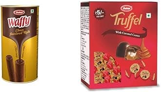 Dukes Waffy Rolls Chocolate and Caramel Truffles Combo