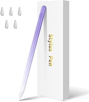 Stylus Pen for iPad,Fast Charge Apple iPad Pencil 10th&9th Generation with Palm Rejection,Compatible with 2018-2024 iPad 10/9/8/7/6 Gen,iPad Pro 13"/12.9"/11"/M4,iPad Air 3/4/5/M2,iPad Mini 5/6