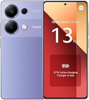 Xiaomi Redmi Note 13 Pro 8 + 256 GB Unlocked for All Carriers - Lavender Purple (UK Version + 2 Years Warranty)