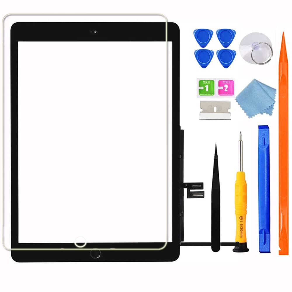 for iPad 7/8,7th/8th Generation Screen Replacement Digitizer 2019/2020 10.2", for 7th 8th Gen(A2197 A2198 A2200 A2270 A2428 A2429 A2430)+ Home Button,VIDEO GUIDE,Full Repair Kit