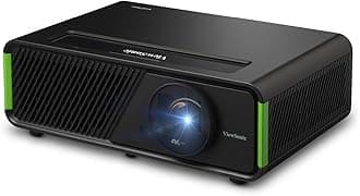 ViewSonic X1-4K Pro True 4K HDR Smart LED Projector with Built-in Google TV, 2500 ANSI Lumens, 240Hz, 4.2ms Low Input Lag, Auto H/V Keystone, 60000 Hour LED Life, for Home Cinema & Gaming