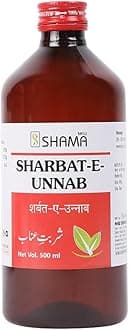 New Shama Sharbat Unnab 18 x 7 x 7 Bottle of 500 ML