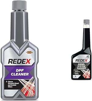 Redex DPF Cleaner Diesel, DPF Diesel Particulate Filter Cleaner To Clear Soot Blockages Quickly & Diesel Fuel System Cleaner 500ml, Diesel Additives To Remove Harmful Emissions
