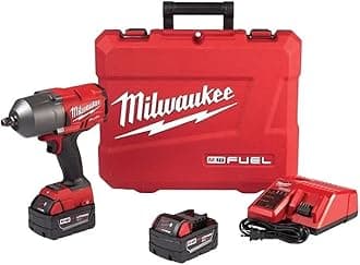 Product Name: Milwaukee 2767-22 M18 FUEL 18-Volt Lithium-Ion Brushless Cordless 1/2 in. Impact Wrench with Friction Ring Kit with Two 5.0Ah Batteries