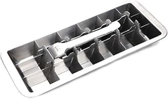 Onyx 18/8 Stainless Steel #ICE001 Ice Cube Tray, 18 Slot