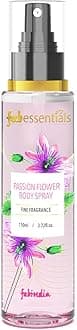 Fabessentials Passion Flower Body Spray for Women & Men| Refreshing Floral Fragrance with Fresh, Fruity, Woody, and Amber Musk Notes | Long-Lasting, Skin-Friendly, Everyday Mist - 110 ml