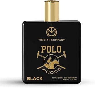 The Man Company Polo Black Perfume for Men – 100 ml | Premium Long Lasting Fragrance Spray | Eau De Parfum | Citrusy, Earthy & Spicy | Date Night Body Spray