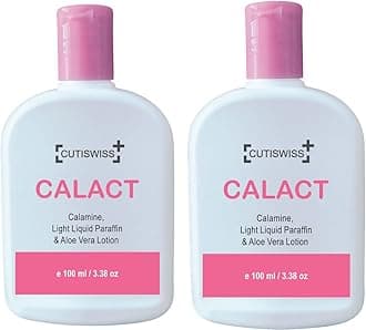 Calamine Lotion With Aloe vera | Calamine Lotion For Skin Itching, Allergy For Dry Normal Skin With Glycerin For Men Women - Pack of 2