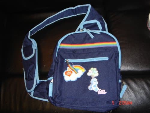 Care Bears Grumpy Sling Backpack Bag School Book New