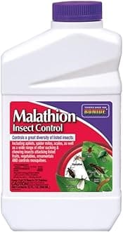 Bonide Malathion Insect Control, 32 oz Ready-to-Mix Concentrate Bug & Spider Mite Killer for Outdoor Garden Use