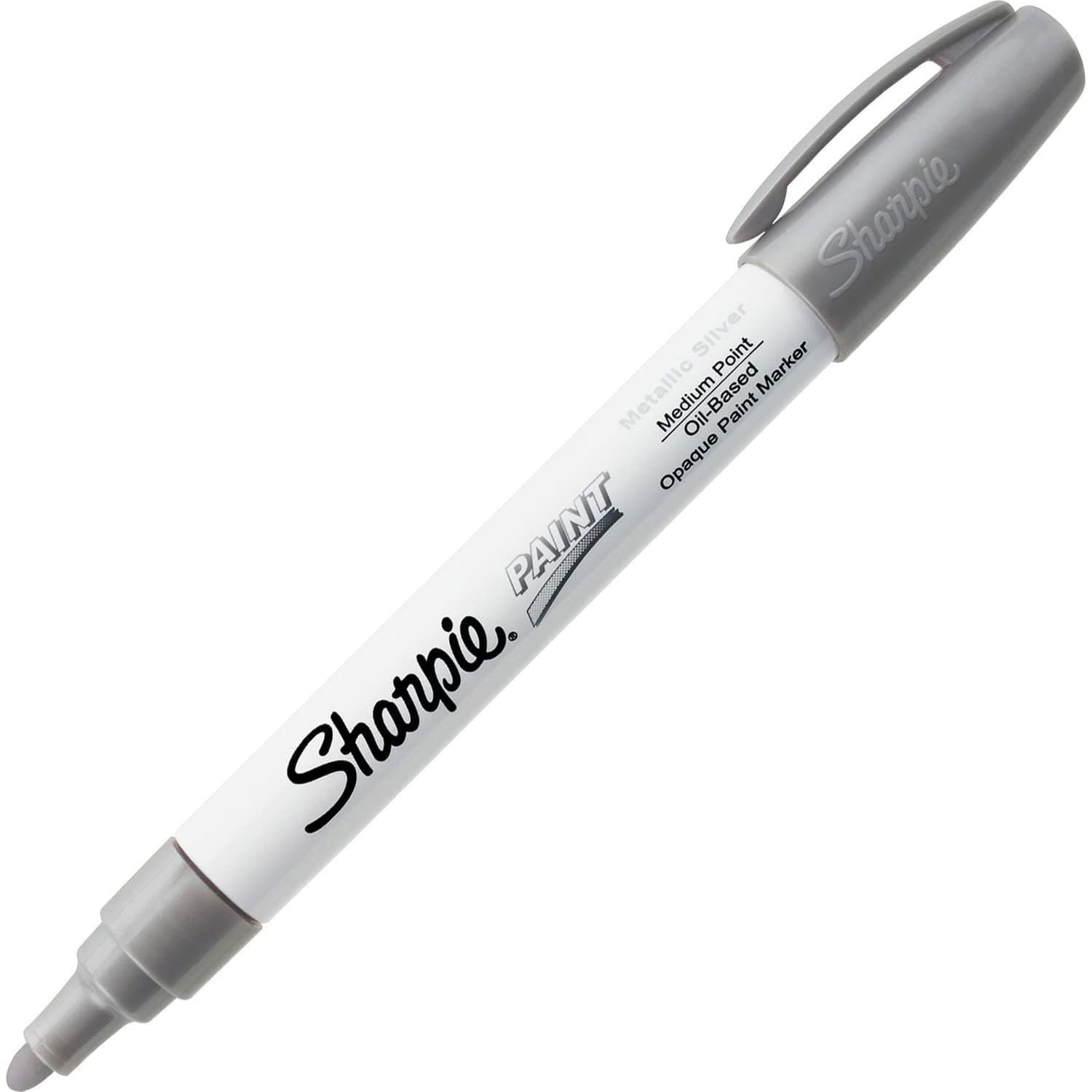 Sharpie® Permanent Paint Marker, Medium Point, Silver