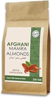 AHSD Premium Mamra Giri Almonds. Mamra Almonds badam Giri Nuts (250Gm)