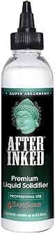 Liquid Solidifier - Fast & Super Absorbent Polymer Powder for Tattoo Ink & Paint Waste Disposal, Prompt Liquid Hardener for Tattoo Cleanup, Easy-to-Use Ink Solidifier - Solidifies Up to 6L