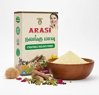 ARASI Organic Nalangu maavu/Sunni Pindi (Ubtan Herbal Bath powder) 100 Grams (100 g)