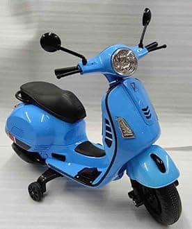 JNCreations VES-pa Kids Ride On Scooter | Replica Electric Scooter for Kids (Blue)