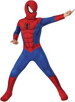 Rubies Boy's Marvel Spider-Man Costume Jumpsuit and Mask, Small