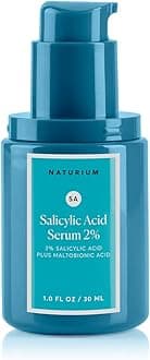 Naturium Salicylic Acid Serum 2%, Blemish Treatment with Maltobionic Acid, 1 oz