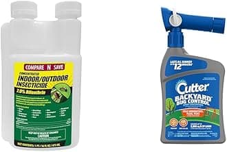 Compare-N-Save 16-Ounce Insect Control and Cutter 32 fl Ounce Backyard Bug Control Mosquito Repellent
