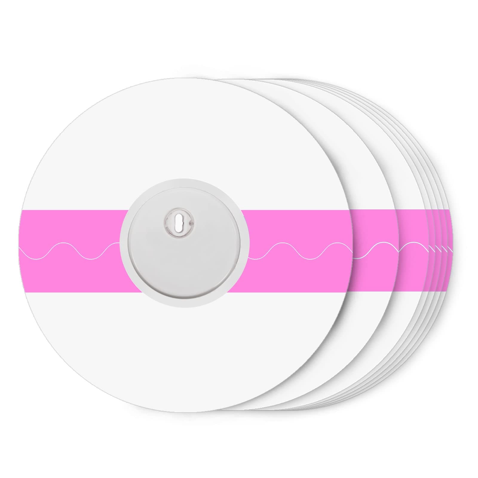 HONYOU 60Pack Freestyle 14 Day Sensor Patch & Libre 3 Plus Sensor Covers Waterproof Adhesive Patches CGM Tape Clear Bandage, Hypoallergenic Latex-Free Breathable, No-Glue Central with No Hole Design