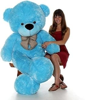 Soft Toy Teddy Bear 7 Feet for Girl Furry Soft Teddy Bear | Plushie Soft Toys for Kids | Plush Soft Toys for Baby Boys and Girls Kids - Teddy | Birthday & Valentine Gift (Blue)
