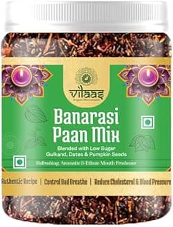 Vilaas Banarasi Meetha Paan Mix 900gm – Authentic Indian Sweet Paan Mouth Freshener | Natural Digestive & Post-Meal Refreshment | After-Meal Snack, Premium Jar Pack for Everyday Use Ideal for Gifting