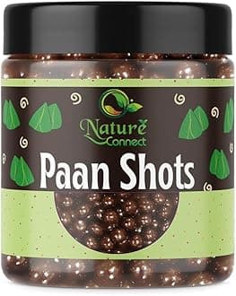 Nature Connect Paan Shots (Instant Paan, Mouth Freshener, Mukhwas) Pan Flavor Candy | Shots Pan Laddu - Candy [Jar Pack] (400gm (pack of 1))